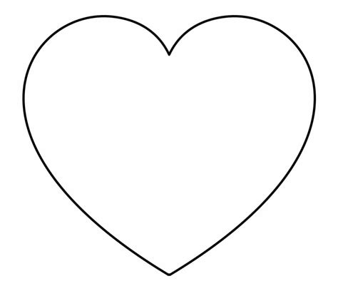 pin  shelly cook  wk crafts   heart outline clipart heart