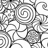 Pinwheels Candies sketch template