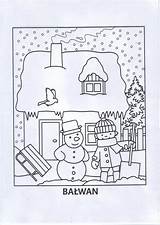 Winter Coloring Printable Kids Pages Kleuters Season Voor Preschool Kleurplaten Colouring sketch template