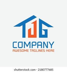 tjg logo template design monogram stock vector royalty   shutterstock