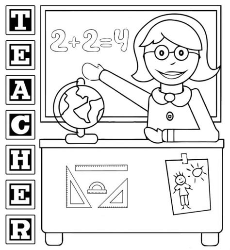 teacher appreciation week coloring pages printable
