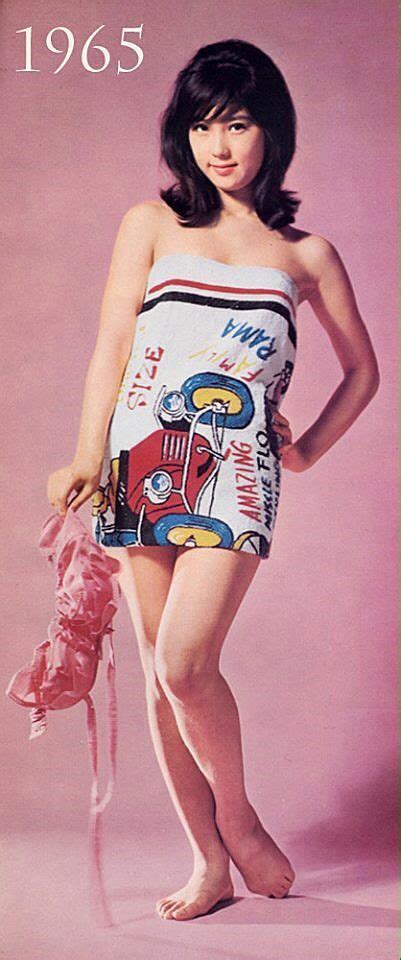 1965年、大原麗子 ジャパニーズビューティー 大原麗子 日本の女の子