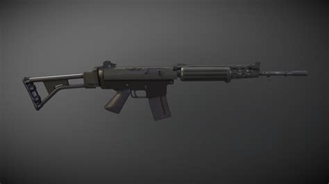 fn fnc assault rifle  model  tessaraoxygen atvladis eea sketchfab