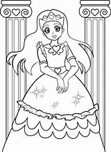 Coloring Pages Girls Kids Print sketch template