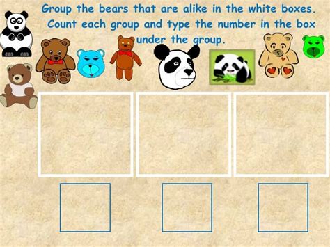 bear math kindergarten