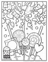Coloring Pages Candy Sugar Sweet Skull Printable Print Color Cute Shop Pdf Sheets Getcolorings Christmas Food Young Popular Rembrandts Cartoon sketch template