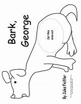 Bark George Template Activities Coloring Pages sketch template