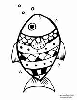 Fish Printcolorfun Others sketch template