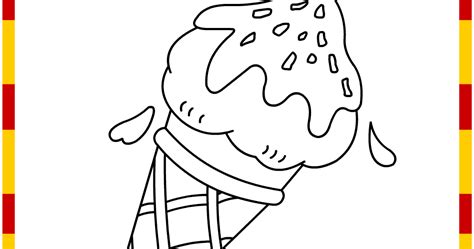 coloring pages  ice cream
