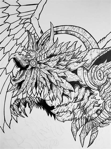 winged dragon  ra arte amino amino