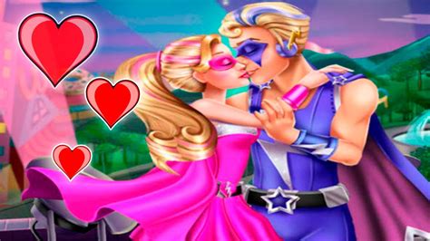 Super Barbie And Ken Kissing Game Online Princess Barbie