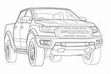 Raptor Ford Drawing Ranger Drawings Paintingvalley sketch template