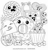Coloring Food Pages Faces Chain Getcolorings Printable sketch template