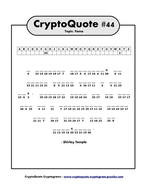 printable cryptograms  answers  printable