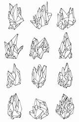 Minerals Mineral Geometrisk sketch template
