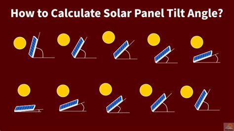 calculate solar panel tilt angle solarsena