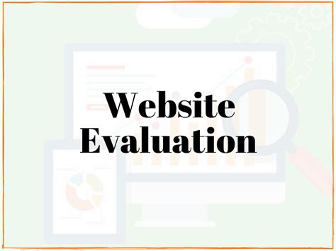 website evaluation start small media