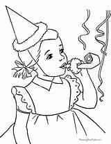 Dltk Coloring Pages Kids Birthday Party sketch template