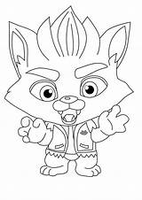 Supermonstruos Monsters Lobo Katya Howler Frankie Popular sketch template