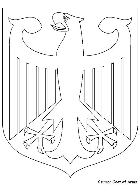 coat  arms germany coloring pages coloring page book