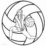 Volleyball Coloring Pages Printable Kids Sports Print Cool2bkids Sheets Sheet Colouring Drawings Players Letscolorit Results Coloringtop sketch template