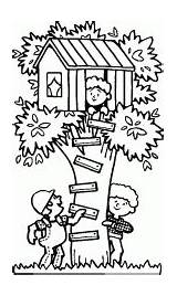 Coloring Pages Tree House Magic Annie Jack Related sketch template