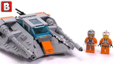 awesome lego snowspeeder moc