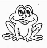 Coloring Frog Pages Frogs Animals Cartoon Clipart Drawings Cliparts Kids Book Printable Colouring Clip Library Leap Color Print Disegno Drawing sketch template