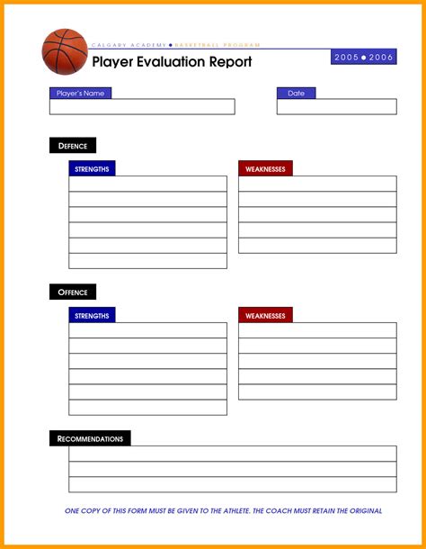printable soccer scouting report template printable templates
