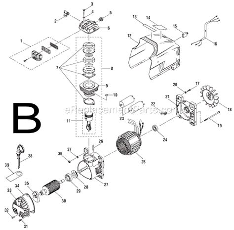 ridgid olmw parts list  diagram ereplacementpartscom