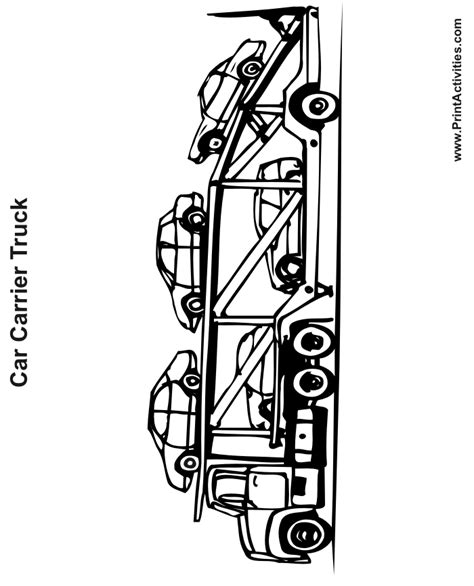 semi coloring pages coloring home