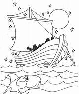 Galilee Ship Vbs Preschool Printablecolouringpages sketch template