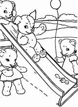 Teddy Friends sketch template