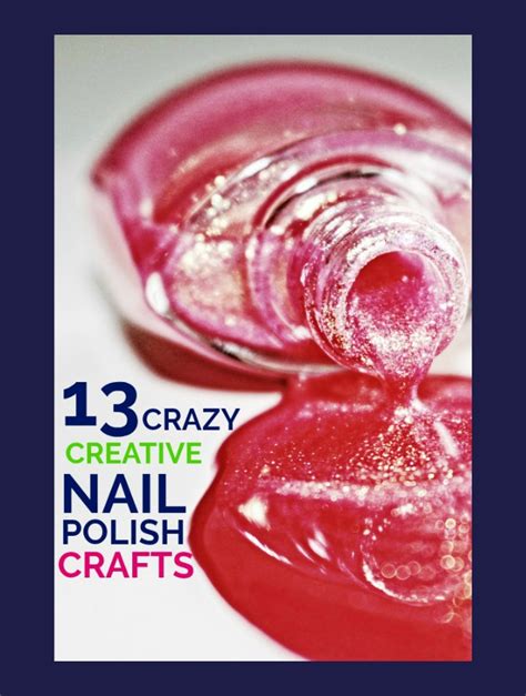 nail polish crafts     clear   makeup drawer