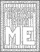 Kindness Coloring Pages Posters Creative Fun Designs Preview sketch template