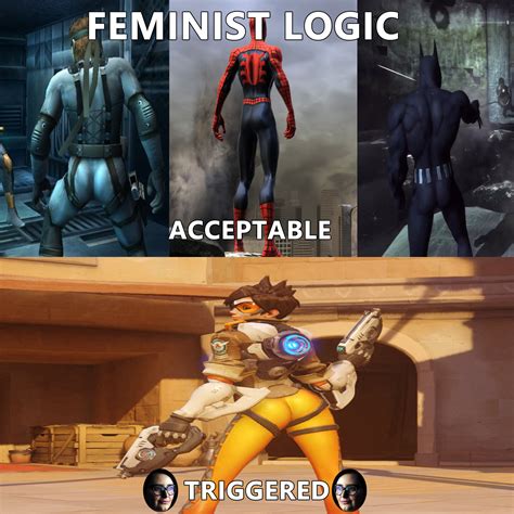 feminist logic in gaming by lordgojira on deviantart