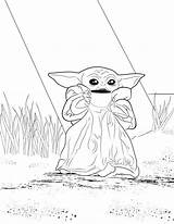 Yoda Grogu Mandalorian Babyyoda Template Stitch Kym Visualartideas sketch template