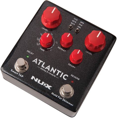 Nux Atlantic Delay And Reverb Effects Pedal Music Machine Musical