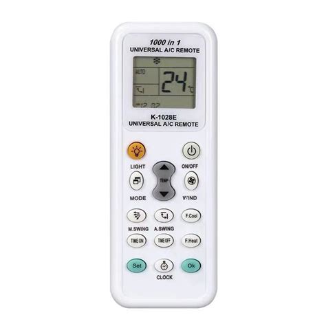 universal ac air conditioning remote control replace   air conditioner   english