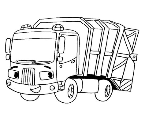 printable garbage truck coloring page my xxx hot girl