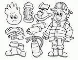 Coloring Pages Things Go Getcolorings Fireman sketch template