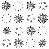 Scrapbooking Snowflake Ausdruckbares Geschenkpapier Snowflakes Meinlilapark sketch template
