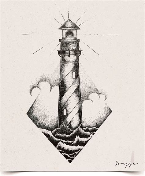 lighthouse lighthouse tattoo drawings lighthouse drawing