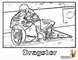 Coloring Pages Motorcycle Dragster Racing Colouring Moto Motorbikes Popular Coloringhome sketch template