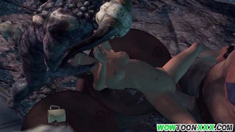 3d Toon Vids Lara Croft Fucked In Gangbang By Huge Cock