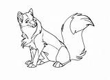 Wolf Coloring Pages Cartoon Printable Wolves Puppy Baby Cute Drawing Anime Kids Print Pup Realistic Retriever Golden Color Gray Vixen sketch template