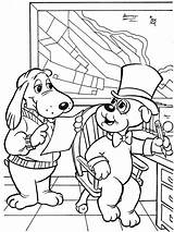 Coloring Pages Puppy Printable Poundpuppies Pound Sheets 1980s Crafts Lab Adult Color sketch template