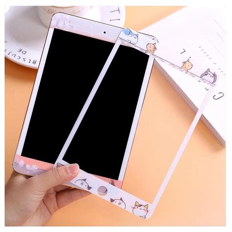 screen protector  ipad mini    cute tablet protective film  hardness tempered glass
