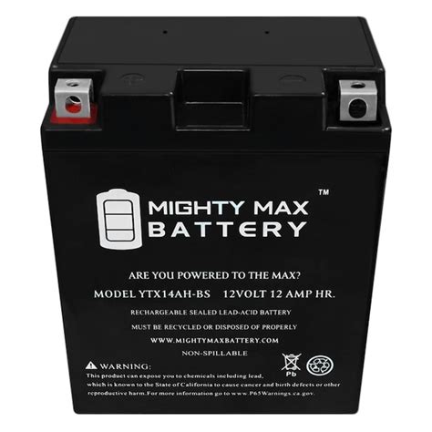 mighty max battery  volt  amps motorcycle battery   power equipment batteries