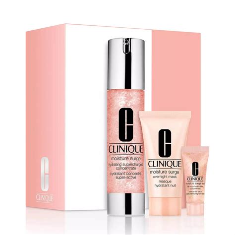 clinique moisture surge hydrating supercharged concentrate skincare specialists gift set